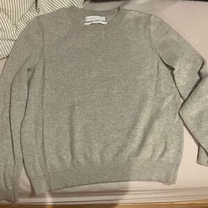 Mango women beige Crewneck Sweater cashmere